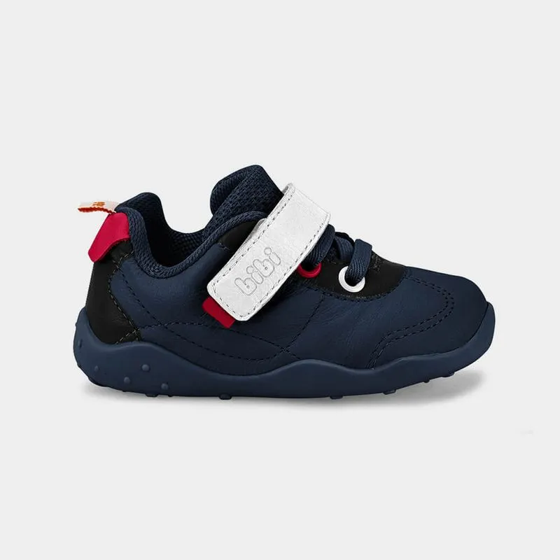 Tênis Infantil Bibi Fisioflex Originals Azul Marinho com Branco de Tira 19