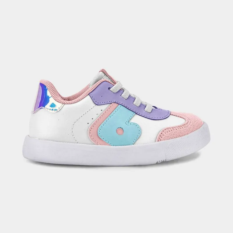 Tênis Infantil Bibi Agility Mini II Branco com Rosa 22
