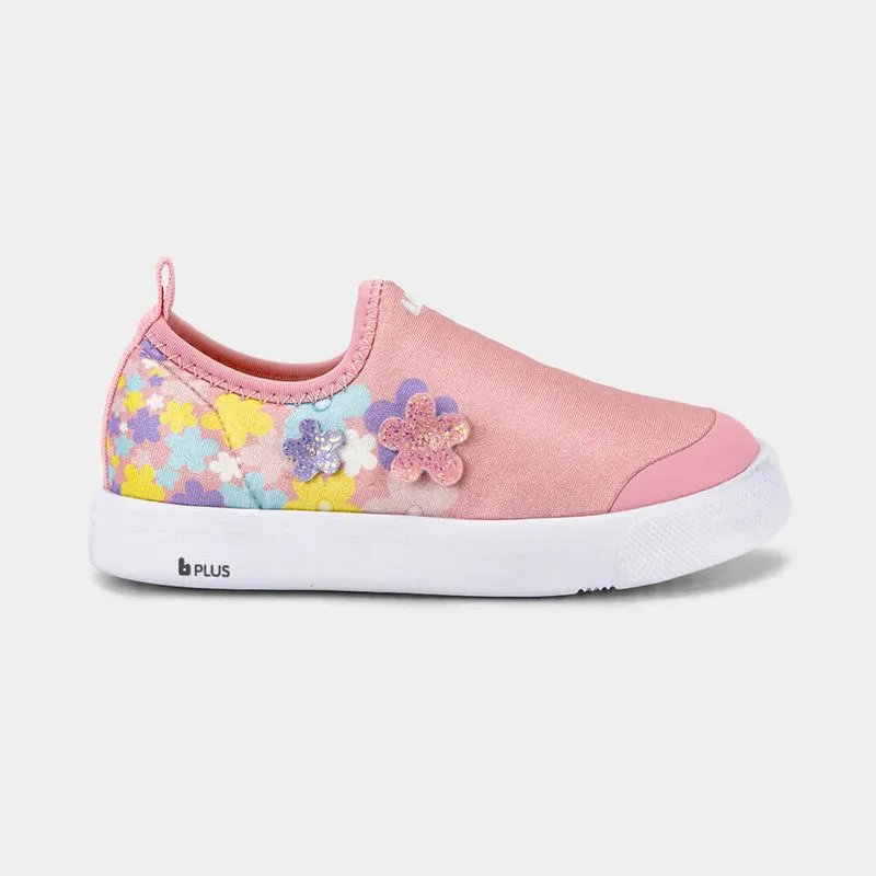 Tênis Infantil Bibi Agility Mini II Rosa com Flores 25