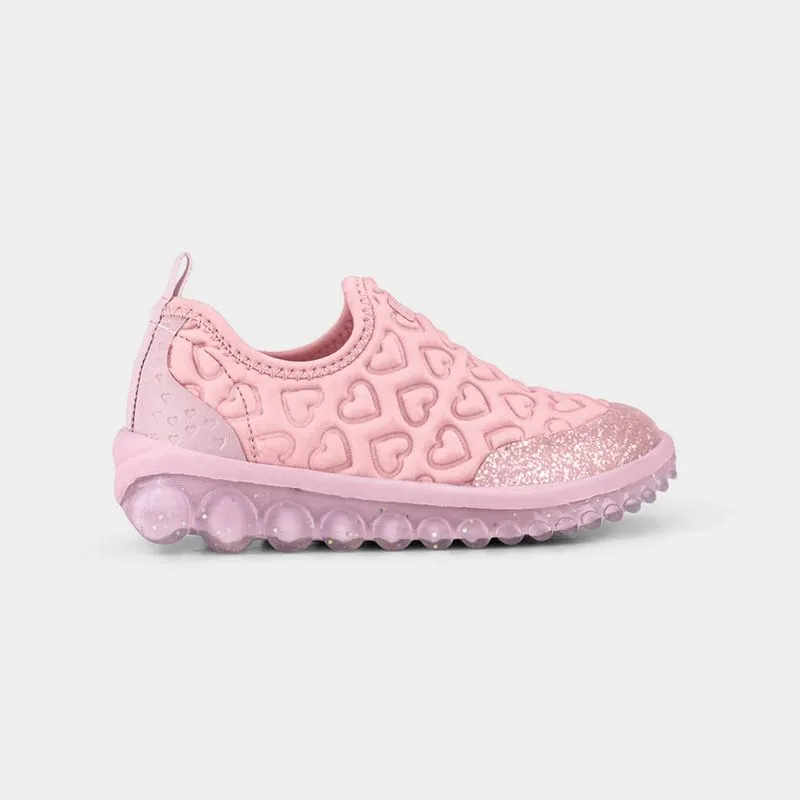 Tênis Infantil Bibi Roller 2.0 Rosa de Coração 31