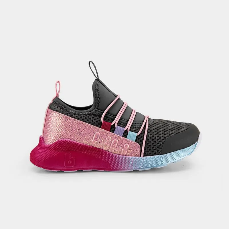 Tênis Infantil Bibi Evolution II Cinza com Rosa 25