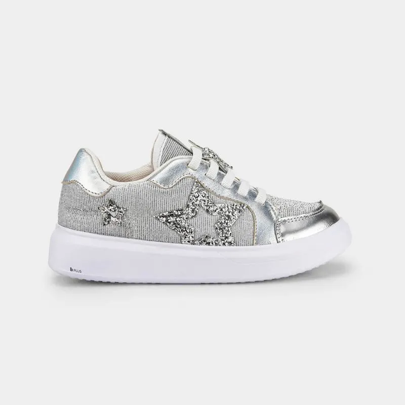 Tênis Infantil Bibi Glam Prata 30
