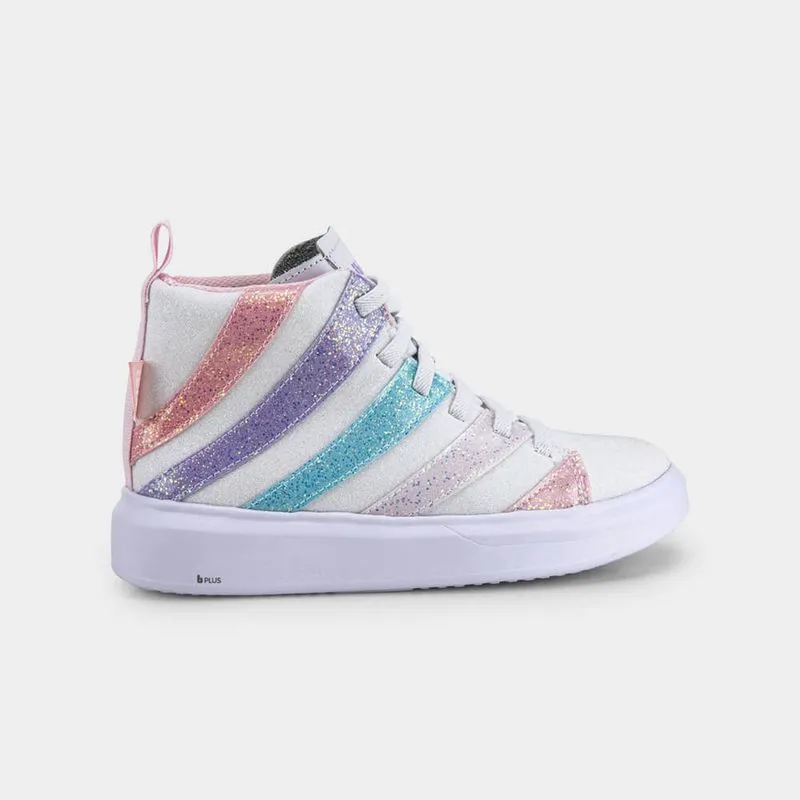Abotinado Infantil Bibi Glam Branco 37