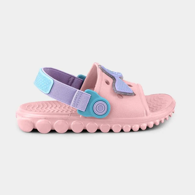 Chinelo Infantil Bibi Sun Slide Rosa de Sereia 27/28