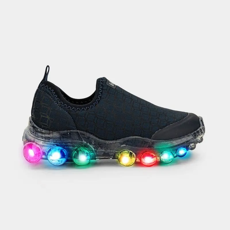 Tênis Infantil de Luz Bibi Roller Celebration 2.0 Azul Marinho 29