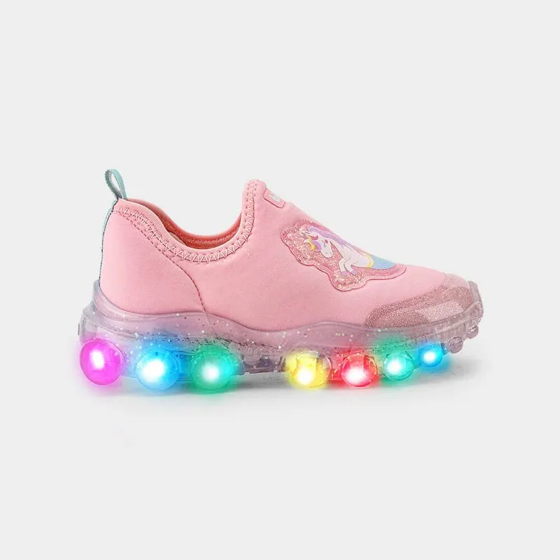 Tênis Infantil de Luz Bibi Roller Celebration 2.0 Rosa de Sereia e Unicórnio 22