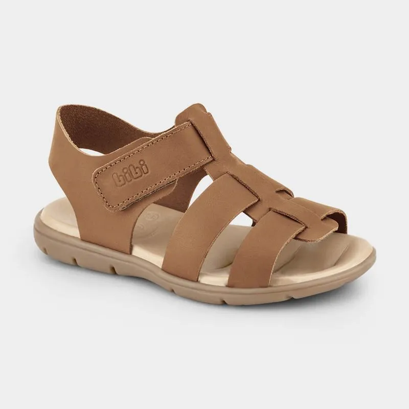 Sandália Infantil Bibi Basic Sandals Marrom Conhaque 23