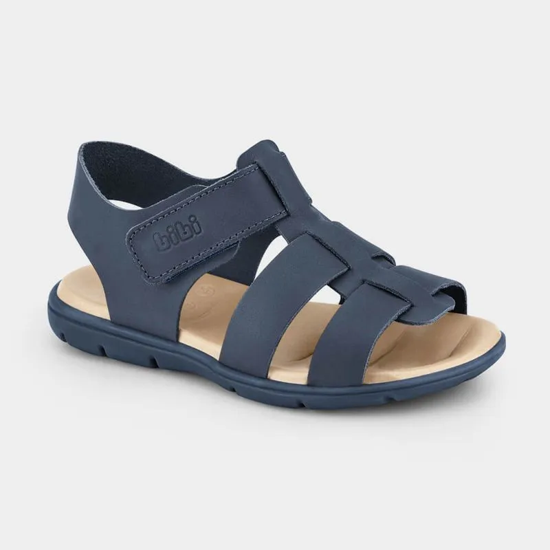 Sandália Infantil Bibi Basic Sandals Kids Azul de Tiras 36