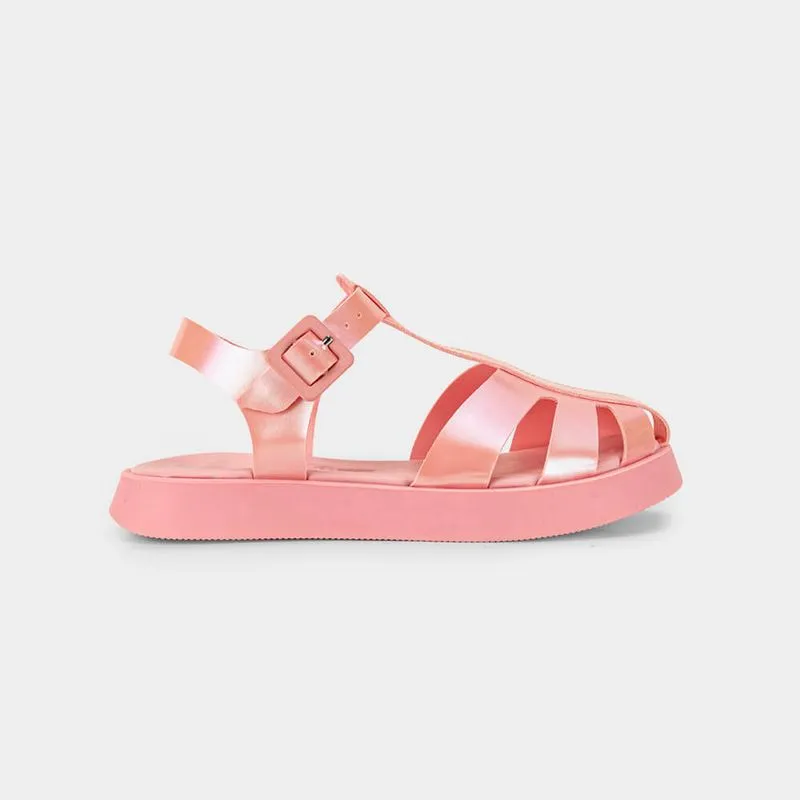 Sandália Infantil Bibi Plataforma Rosa 31