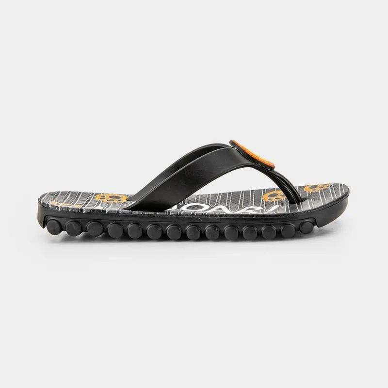 Chinelo Infantil Bibi Sun Preto de Tigre 33/34