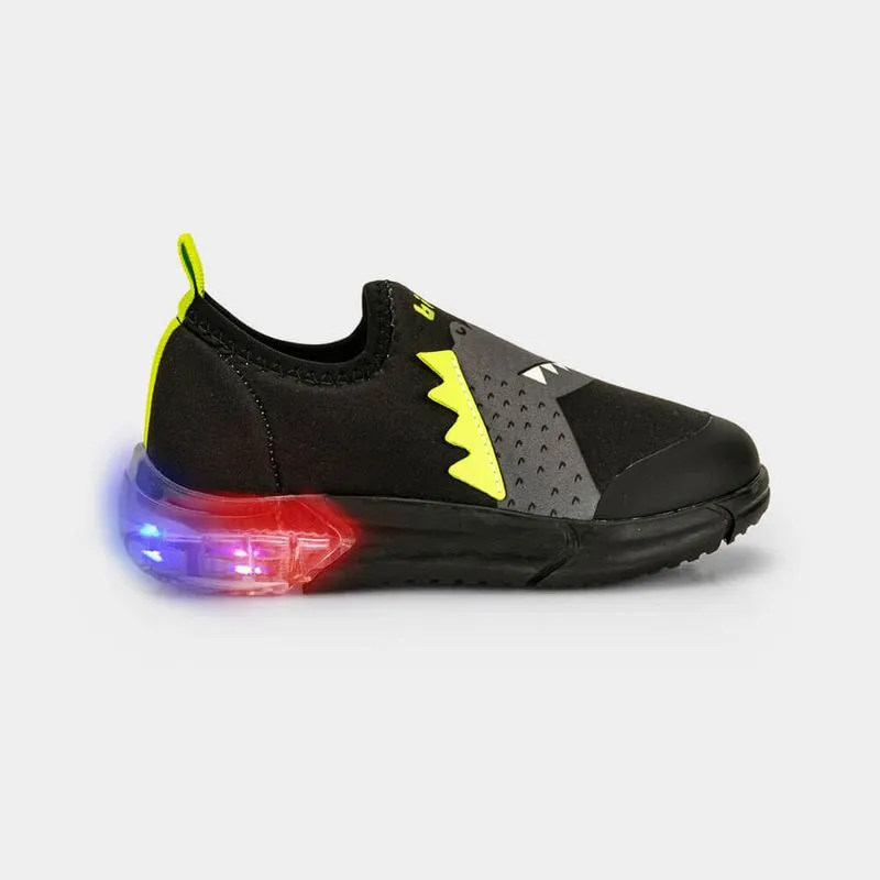 Tênis Infantil de Luz Bibi Space Preto de Dinossauro 1228070 20