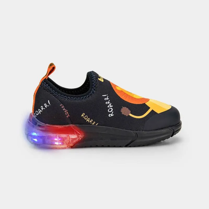 Tênis Infantil de Luz Bibi Space Azul Marinho de Leão 29