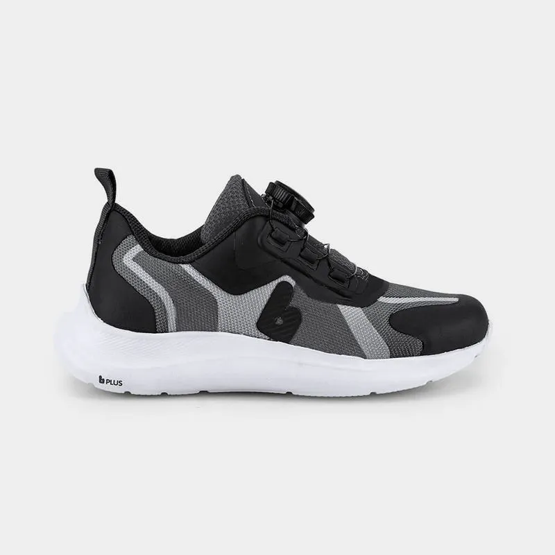 Tênis Infantil Bibi Fit Preto com Cinza 26