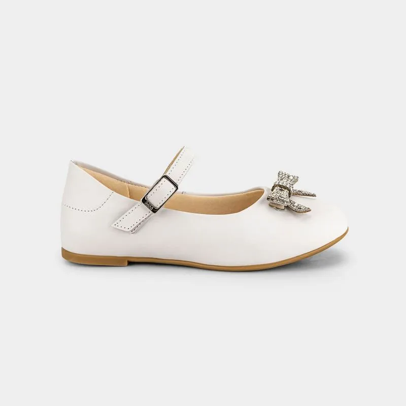 Sapatilha Infantil Bibi Ballerina Basic de Verniz Branca 27