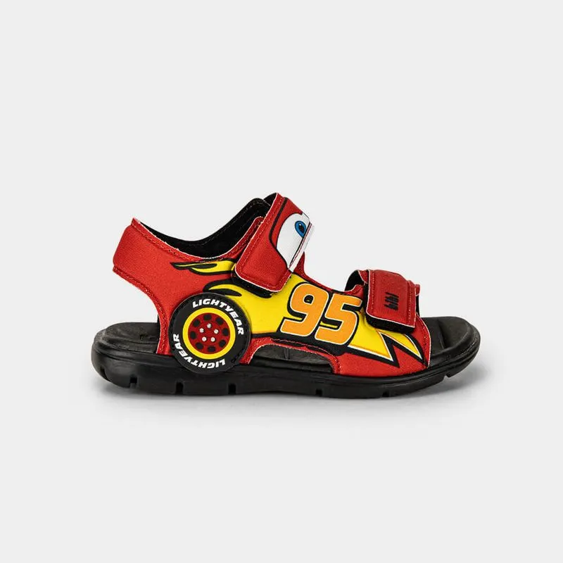 Sandália Infantil Bibi Basic Sandals Mini Relâmpago McQueen da Disney 35