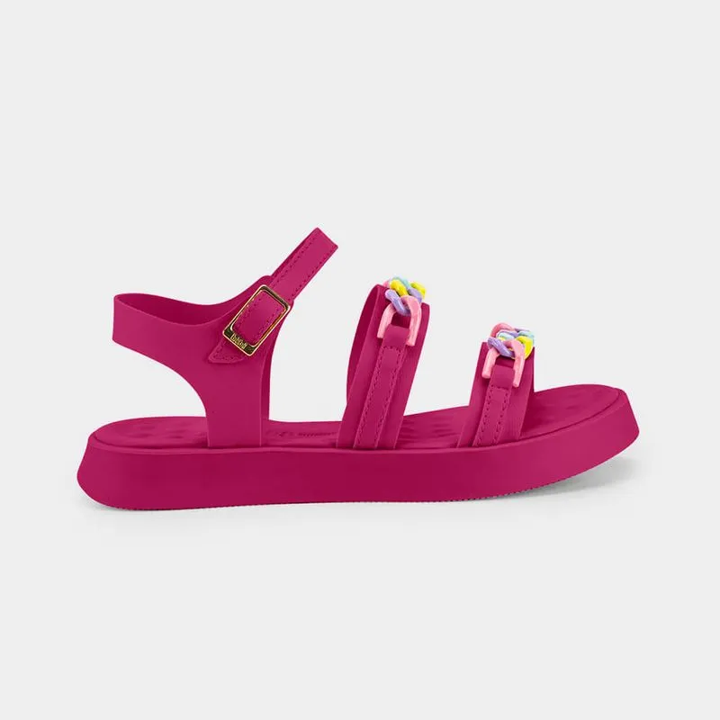 Sandália Infantil Bibi Plataforma Rosa Pitaya 31