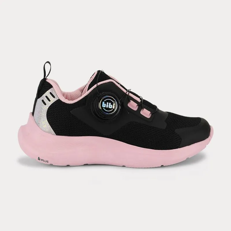 Tênis Infantil Bibi Fit Preto com Rosa 27