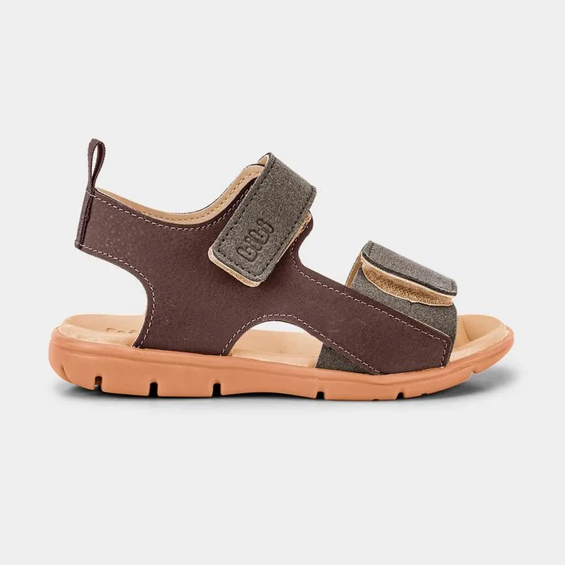 Sandália Infantil Bibi Basic Sandals Kids Marrom 30