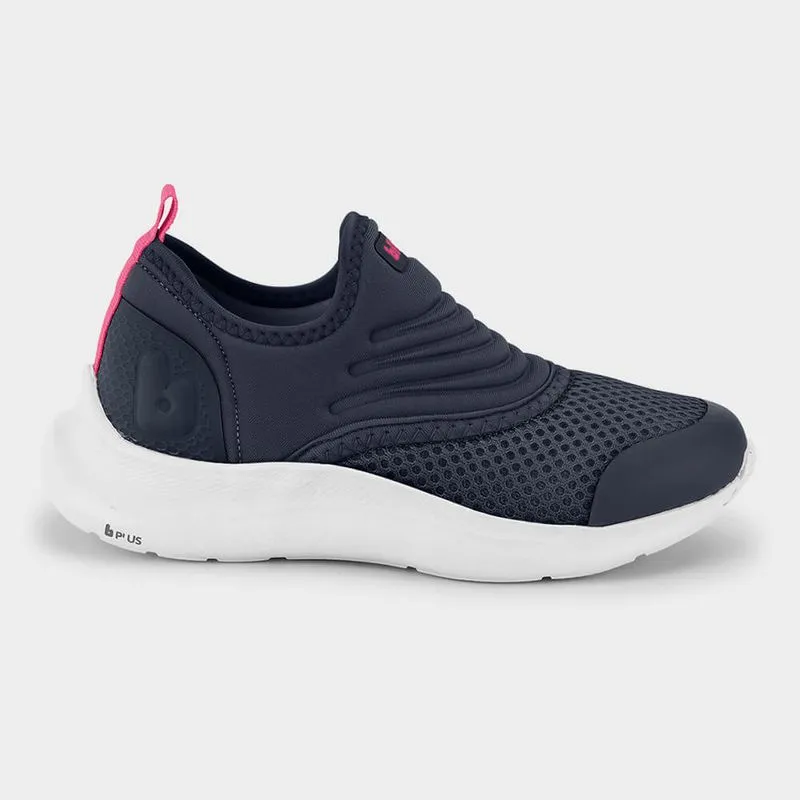 Tênis Infantil Bibi Action Azul Marinho com Rosa 30