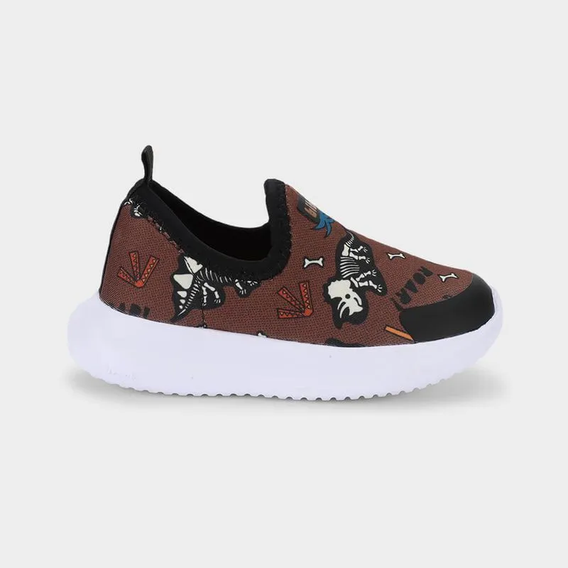 Tênis Infantil Bibi Flash Preto de Dino 23