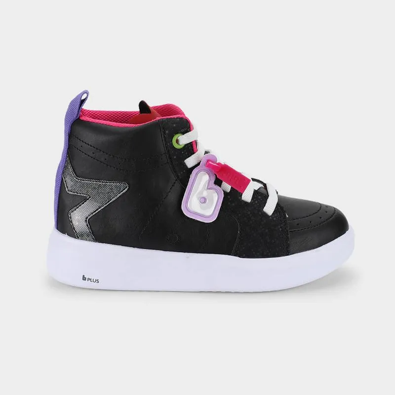 Abotinado Infantil Bibi Glam preto 33
