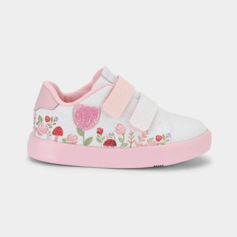 Tênis Infantil Bibi Agility Mini II Branca e Rosa 22