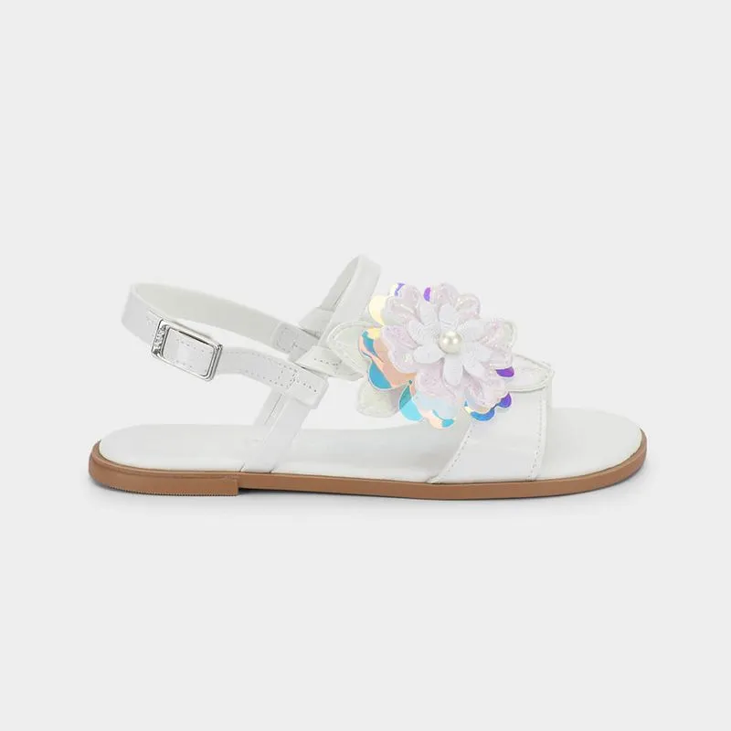Sandália Infantil Bibi Shine Kids Branco 32