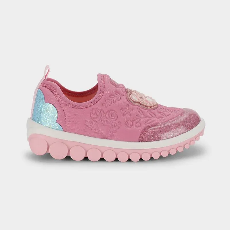 Tênis Infantil Bibi Roller 2.0 Rosa de Ursinho 24