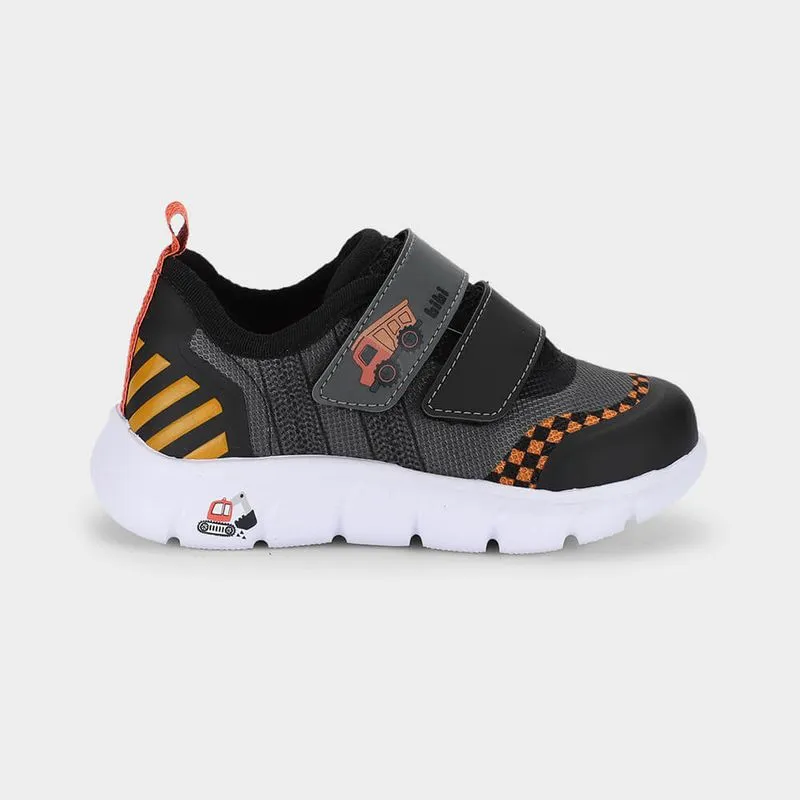 Tênis Infantil Bibi Energy Baby 2.0 Preto com Grafite de Caminhão 18