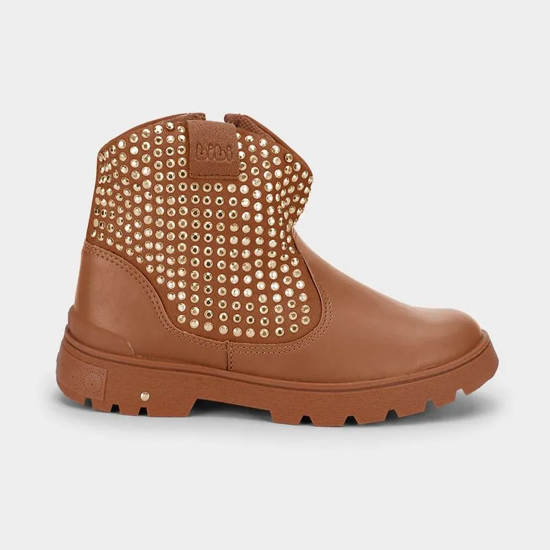 Bota Infantil Bibi Urban Coturno Marrom 35