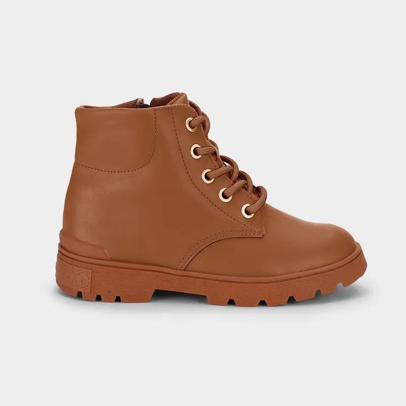 Bota Infantil Bibi Urban Coturno Marrom 34
