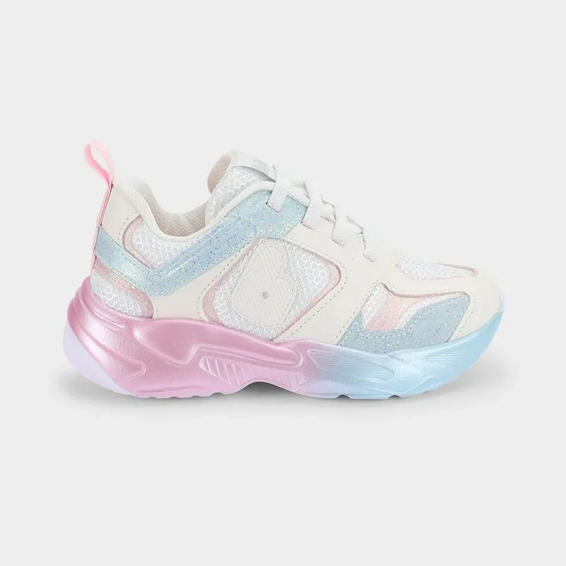 Tênis Infantil Bibi Pegasus Branco com Rosa 27