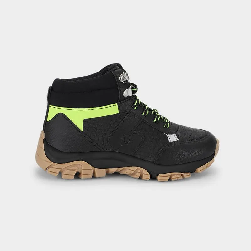 Abotinado Infantil Bibi Trail Preto 35