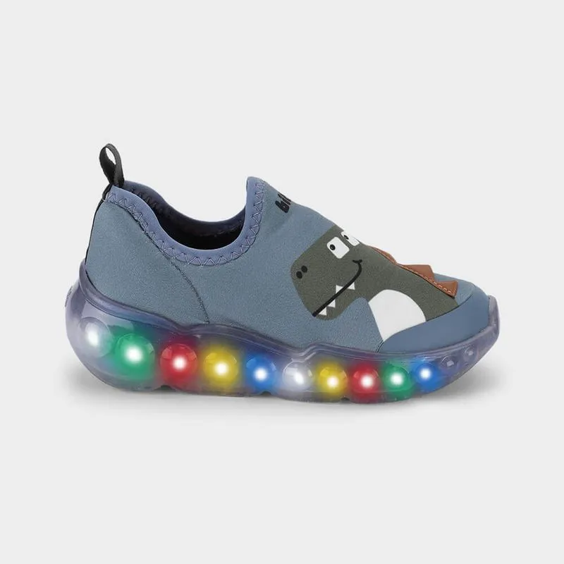 Tênis Infantil de Luz Bibi Roller Celebration 3.0 Azul de Dino 29