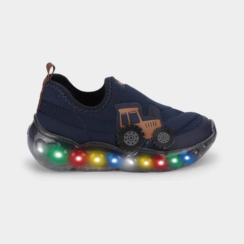 Tênis Infantil de Luz Bibi Roller Celebration 3.0 Azul de Trator 27