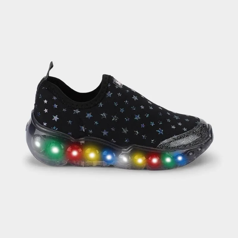 Tênis Infantil de Luz Bibi Roller Celebration 3.0 Preto 24