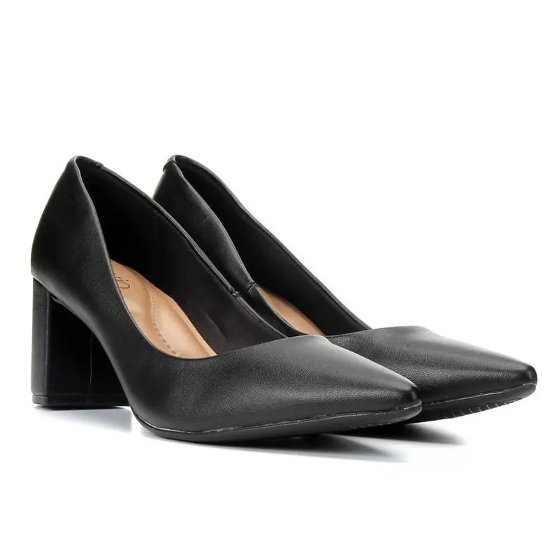 Scarpin Beira Rio Salto Grosso Feminino