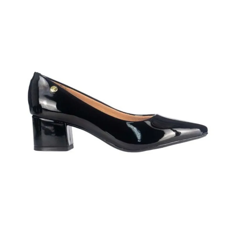 Sapato Scarpin Vizzano Salto Bloco Verniz 38 / Preto