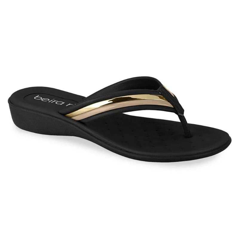 Tamanco Feminino Beira Rio Verniz Napa Preto 38