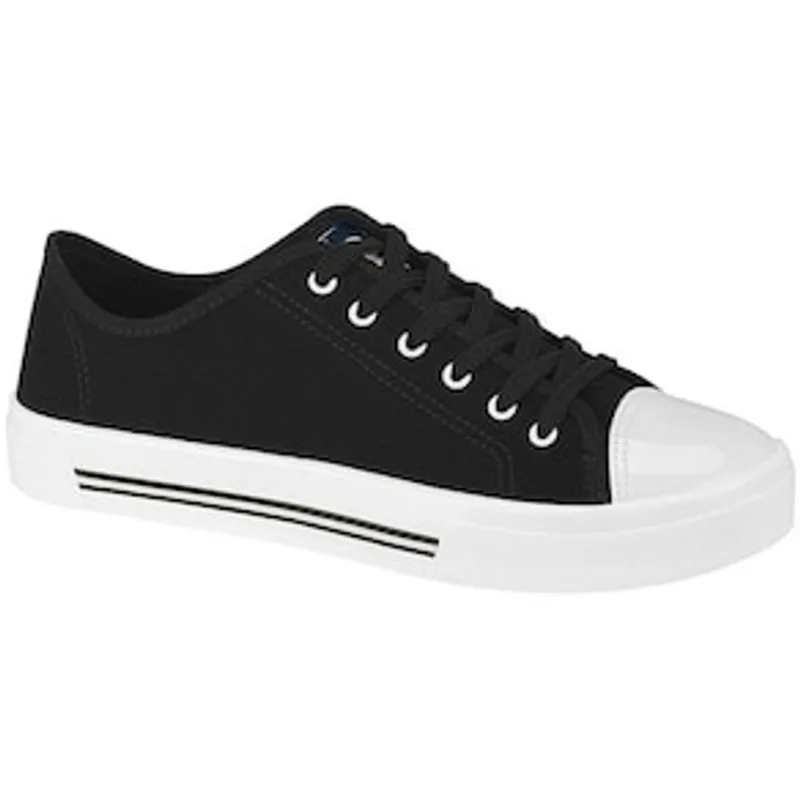 Tênis Feminino 5667-311 Moleca - Preto/Branco Preto 35