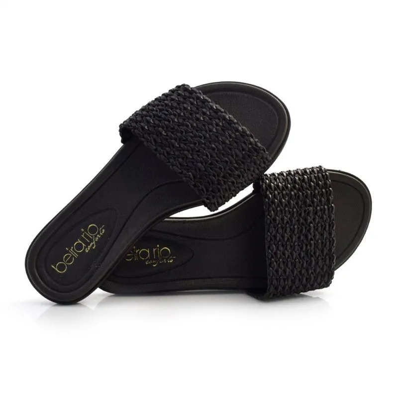 Chinelo Slide Feminino Beira Rio Preto 8359117-17591 35