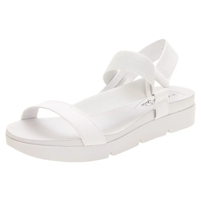 Sandália Feminina Salto Baixo Beira Rio - 8387505 BRANCO 38