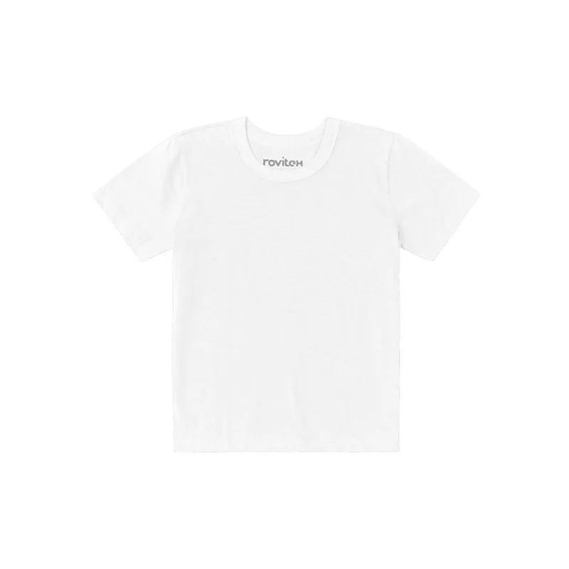 Camiseta Básica Masculino Rovitex Branco 4