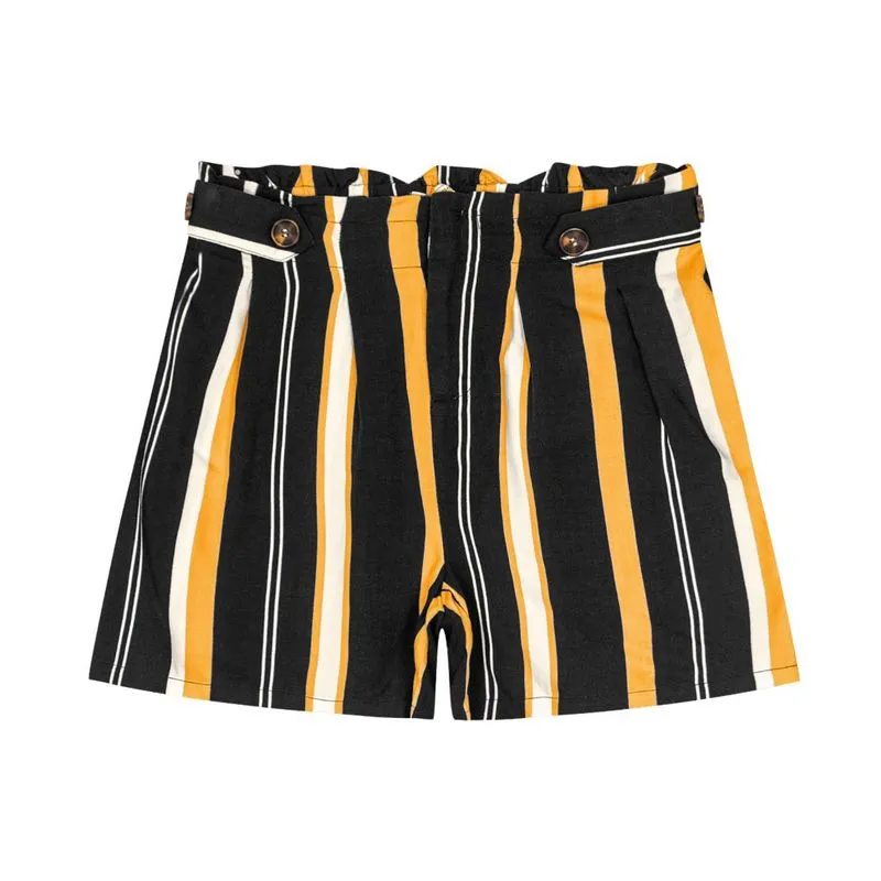 Shorts Soltinho Feminino Estampado Endless Preto 42