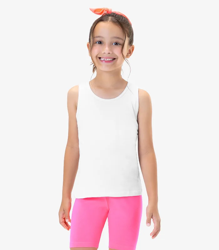 Regata Básica Infantil Feminina Rovi Kids Branco 3