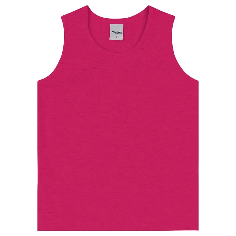 Regata Básica Infantil Feminina Rovi Kids Rosa 2