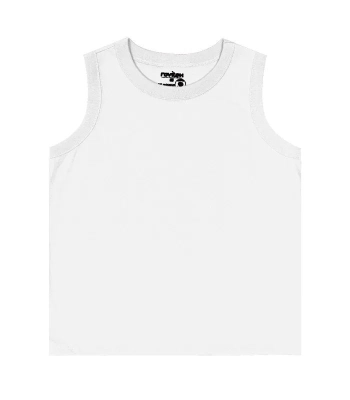 Regata Básica Infantil Masculina Rovitex Kids Branco 12