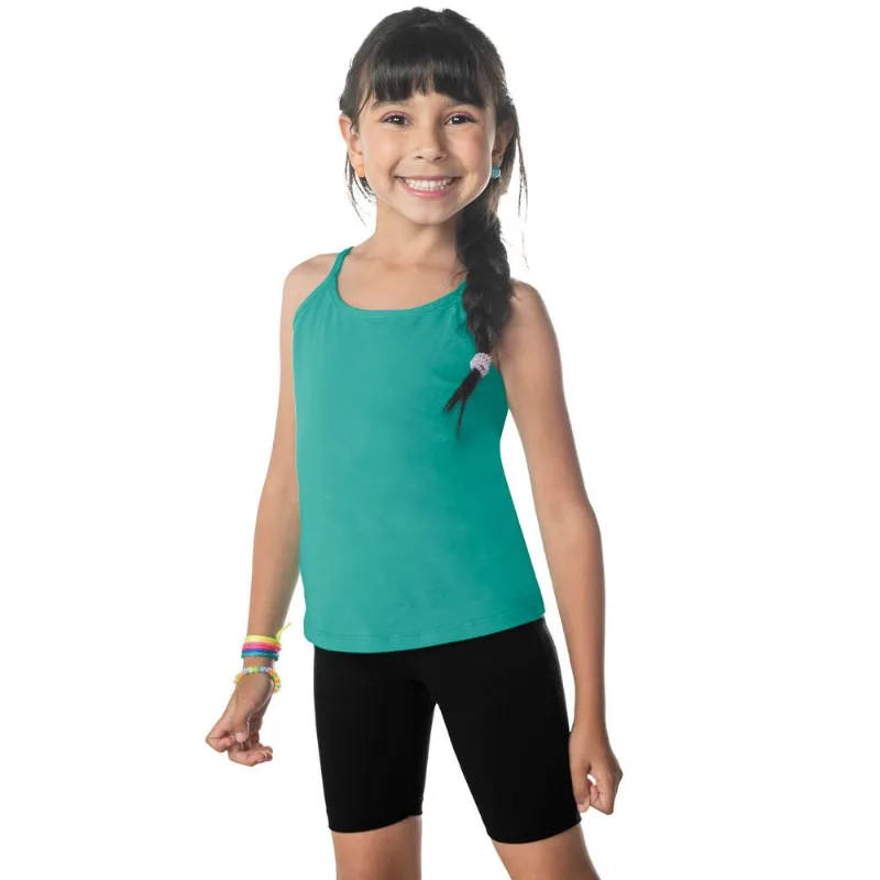 Bermuda Ciclista Infantil Feminina Rovitex Kids Preto 12