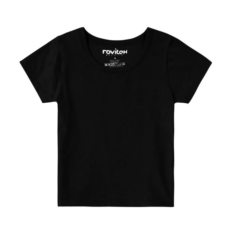 Blusa Básica Feminina Rovitex Preto 2