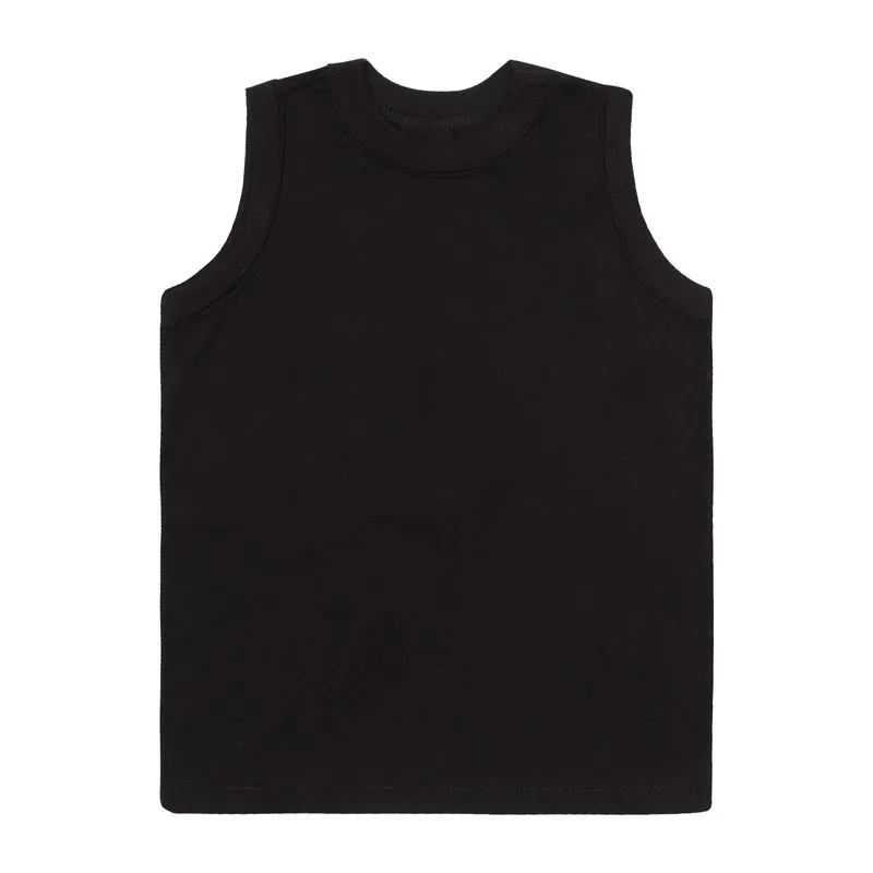 Regata Básica Infantil Masculina Rovi Kids Preto 12